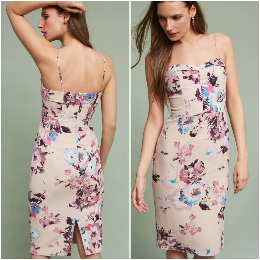 Black Halo Clover Sheath Dress size 4 NWT